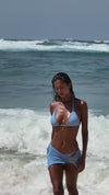 Limited Edition: Theia Swim Skirt - Ocean Blue